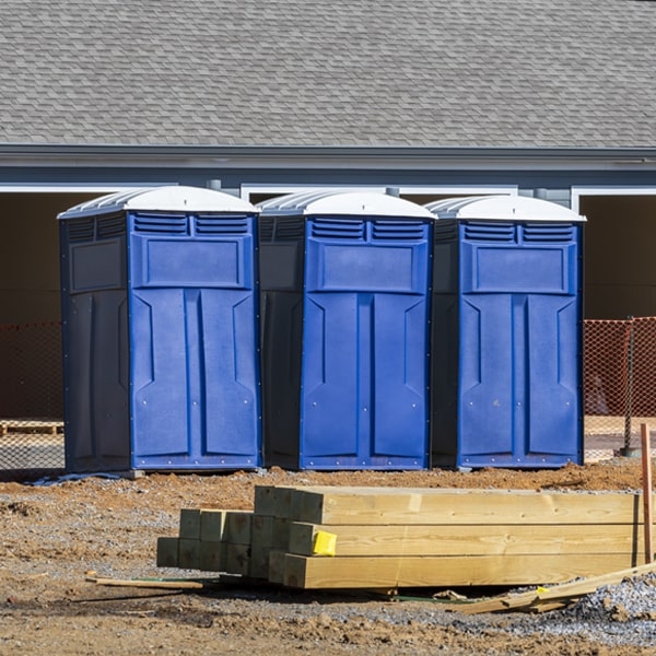 what is the maximum capacity for a single porta potty in Bowdon Junction